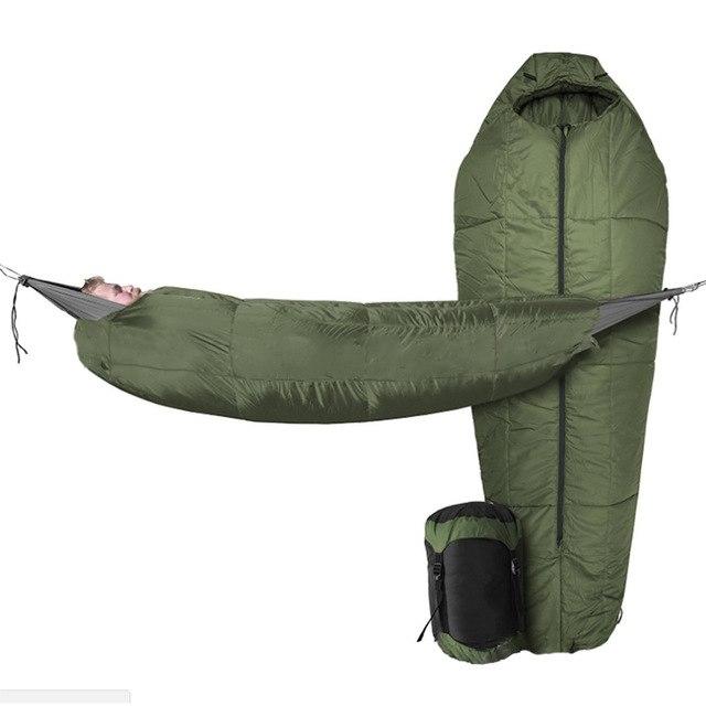 Mummy sleeping bags hollow cotton warm