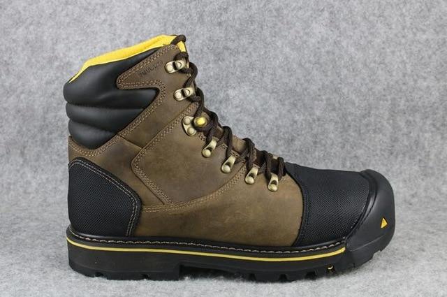 Anti-stab and smash waterproof trekking working boots